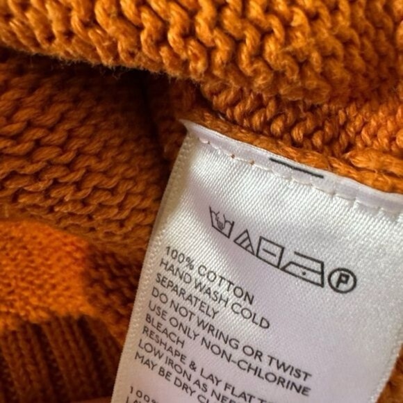 Urban Outfitters Unisex Burnt Orange Distressed Sweater Size M - Picture 6 of 6